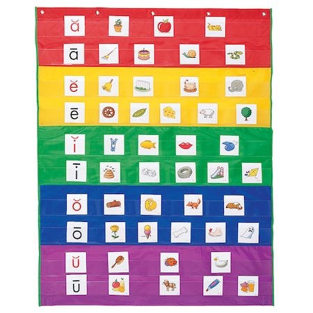 Learning Resources Rainbow Pocket Chart 2197